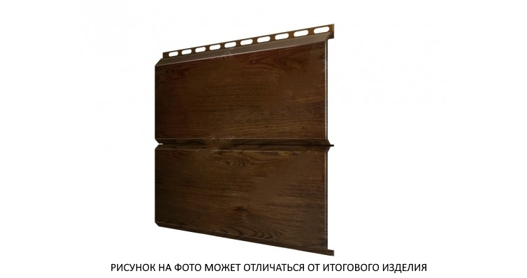 Металлосайдинг “ЕВРОБРУС” Steel Art Античный дуб